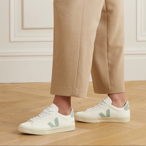 Veja Campo Sneaker Extra White/Matcha Suede sz 39EU/8US New in Box - Picture 2 of 7